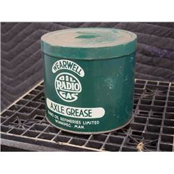 Wearwell Radio Oil & Gas, Axle Grease Tin