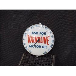 "Ask For Valvoline Motor Oil" Advertising Thermometer