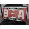Image 1 : B-A Service Products Bowtie Sign, Single Sided, Porcelain, 3'x5'