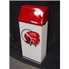 Image 1 : Red Indian Garbage Can W/ Decal on Each Side