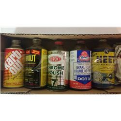 Assorted Cone Top Tins (5) (Rislone, Dupont, D and D)