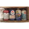 Image 1 : Assorted Cone Top Tins (4) (Firestone, Chevron, Rev500, Phillips 66)