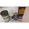 Image 1 : Assorted Small Tins (5) (Texaco, GM, Mobil)
