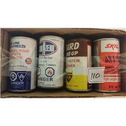 Assorted 5oz Tins (4) (Gulf, T-Bird)