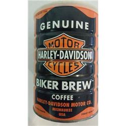 Harley Davidson Biker Brew Coffee Tin - Unopened