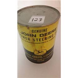 John Deere Power Steering Oil Tin, (Full, Litre)