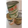Image 1 : Assorted Litre Tins (3) (Castrol, Motormaster, Kendall) (2 Full)