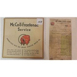 Red Indian Napkin & Red Indian Bill