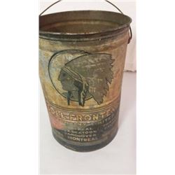 Red Indian Pail (13" Tall Pail)