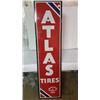 Image 1 : Atlas Tired Sign (6' Porcelain, Some Touch-ups)