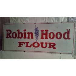 6' Robin Hood Porcelain Flour Sign