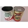 Image 1 : Texaco Aircraft Oil Litres (2) (Empty)