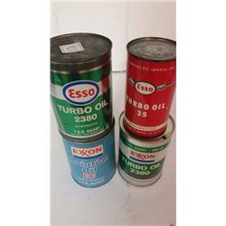 Aviation Oil Litres (4) (Esso, Exxon) (1 Full)