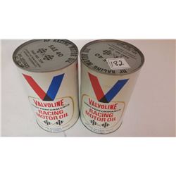 Full Valvoline Motor Racing Oil Quarts (2)