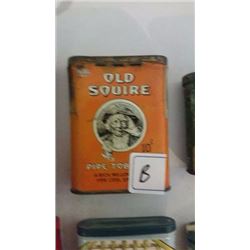Choice of Pocket Tobacco Tins (Old Squire)