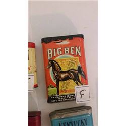 Choice of Pocket Tobacco Tins (Big Ben)