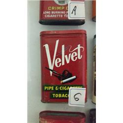 Choice of Pocket Tobacco Tins (Velvet)