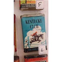 Choice of Pocket Tobacco Tins (Kentucky)