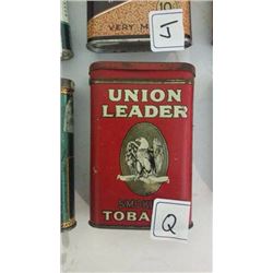 Choice of Pocket Tobacco Tins (Union Leader)