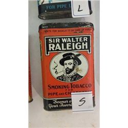 Choice of Pocket Tobacco Tins (Sir Walter Raleigh)