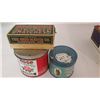 Image 1 : Tobacco Tins (2) & Matchbox