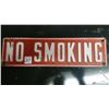Image 1 : No Smoking Sign - 16" (Tin, Red & White)