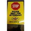Image 1 : Pennzoil Stop Tin Sign - 24"