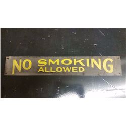 No Smoking Tin  Sign - 24"