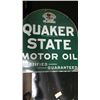 Image 1 : Quaker State Motor Street Porcelain Sign - 29"