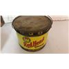 Image 1 : Red Head Grease Pail - 25lb Black Trim