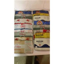 Assorted Cut Open Quart Tins (16)