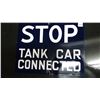 Image 1 : Porcelain Tank Car Sign - 15x12