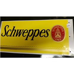 Schweppes Rack Tin Sign - 22x10