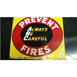 Imperial Tobacco Tin Sign - 17x15