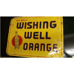 Wishing Well Tin Sigh - 28"x22"