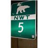 Image 1 : NWT Highway 5 Sign Tin -