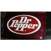 Image 1 : DR Pepper Tin Sign - 21"x35"