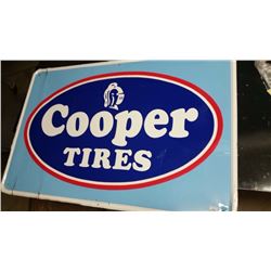 Cooper Tire Tin Sign - 35"x30"