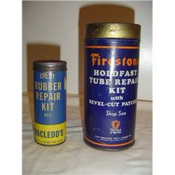 Old Tire Patch Kits (2) (Firestone And Mc Leods)