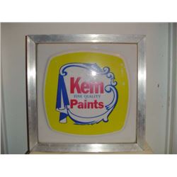 Kem Paints Advertising Light Up Sign