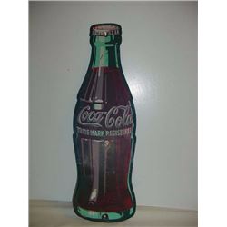 1940's Tin Coke Bottle Advertising Sign