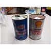 Image 1 : Empty Aviation Tins Quarts (2) (Esso, Shell)