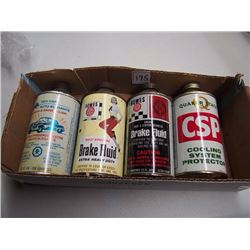 Assorted Cone Top Tins (4)