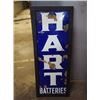 Image 1 : Hart Batteries Sign - 16"x40"