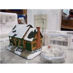 Hawthorne Village Miniature,  Blacksmith, John Deere Creek Village Collection (W/ Certificate of Aut