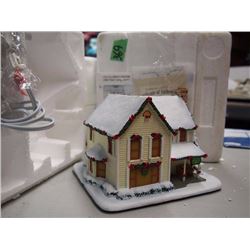 Hawthorne Village Miniature, Farm House, John Deere Creek Village Collection (W/ Certificate of Auth