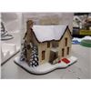 Image 2 : Hawthorne Village Miniature, Farm House, John Deere Creek Village Collection (W/ Certificate of Auth