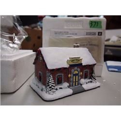 Hawthorne Village Miniature, Police Station, John Deere Creek Village Collection (W/ Certificate of