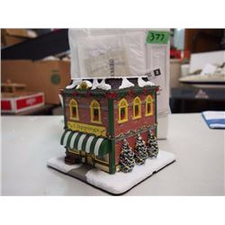 Hawthorne Village Miniature, Clippings Barber Shop, John Deere Heartland Holiday Collection (W/ Cert