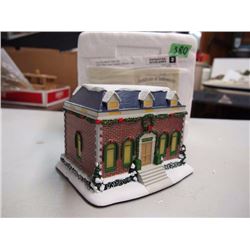 Hawthorne Village Miniature, Heartland Post Office, John Deere Heartland Holiday Collection (W/ Cert